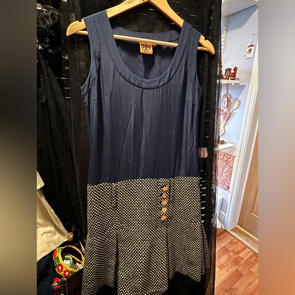 Tory Burch Navy Dress tweed skirt XS